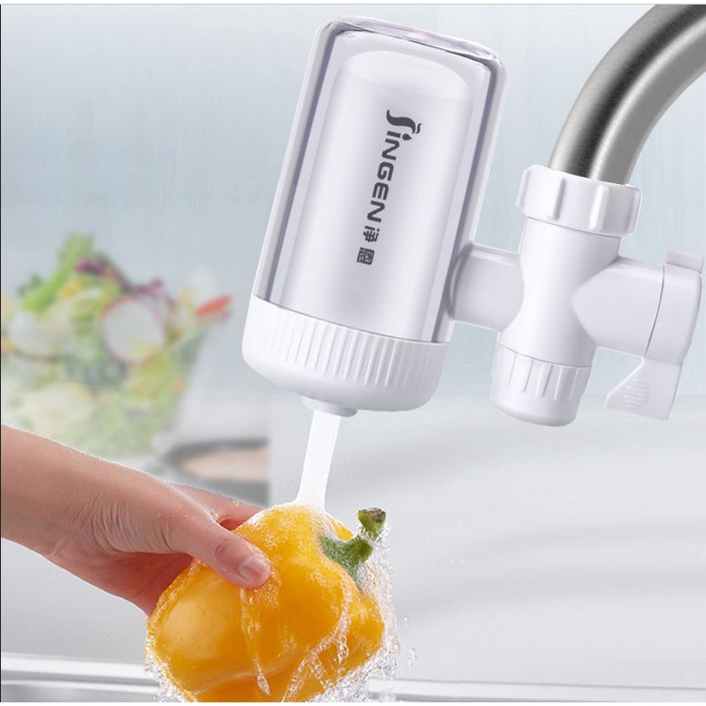 Đầu lọc nước sạch tại vòi Jingen JN-15 tiện lợi, an toàn,  loại bỏ bụi bặm, tạp chất, không mùi clo, dễ tháo rời vệ sinh