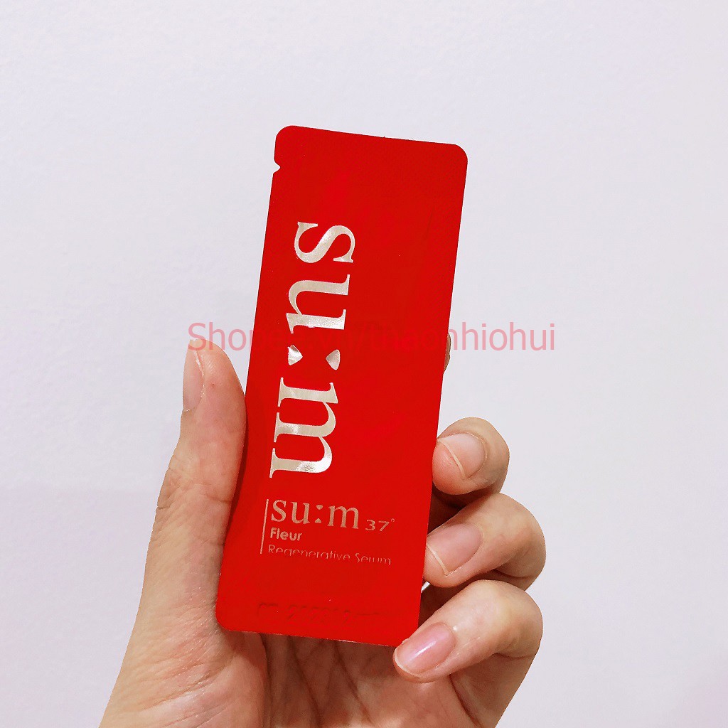 GÓI TINH CHẤT CHỐNG LÃO HÓA, CẢI THIỆN NẾP NHĂN CHO DA SUM ĐỎ 1ML