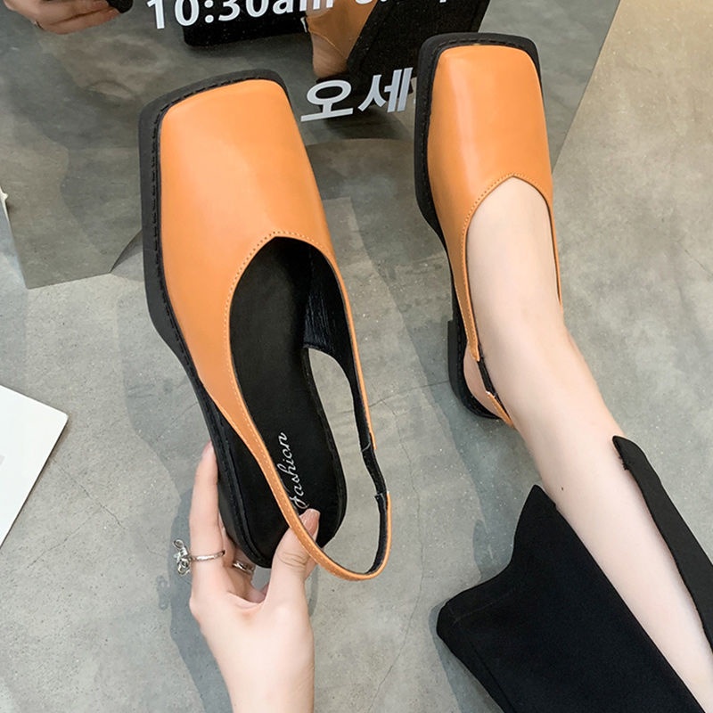 Giày Sandal Bít Mũi Thời Trang Nữ Tính