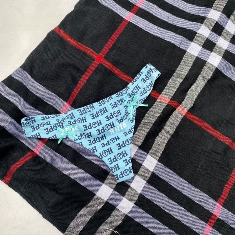 Quần lót nữ lọt khe PINK cotton chữ HOPE gợi cảm thoải mái cho nữ