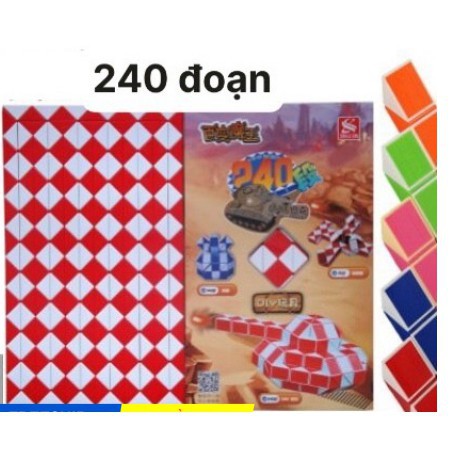 Rubik Snake - Rubik rắn biến thể 36/72/96 đoạn - Baby Toys