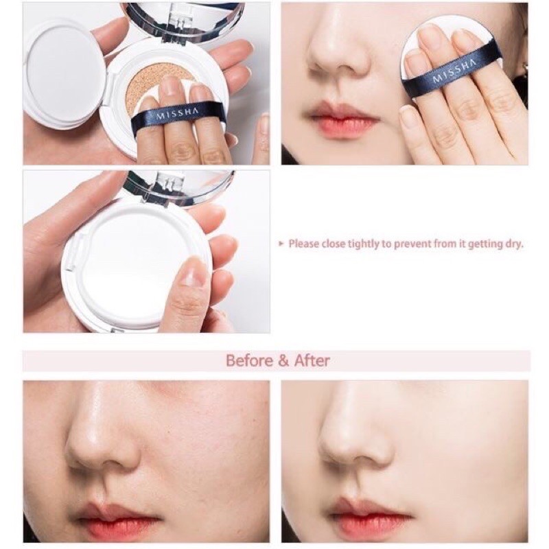 [NEW 2018] Phấn Nước Che Phủ Tốt, Lâu Trôi Missha Magic Cushion ( Bản vỏ hồng)