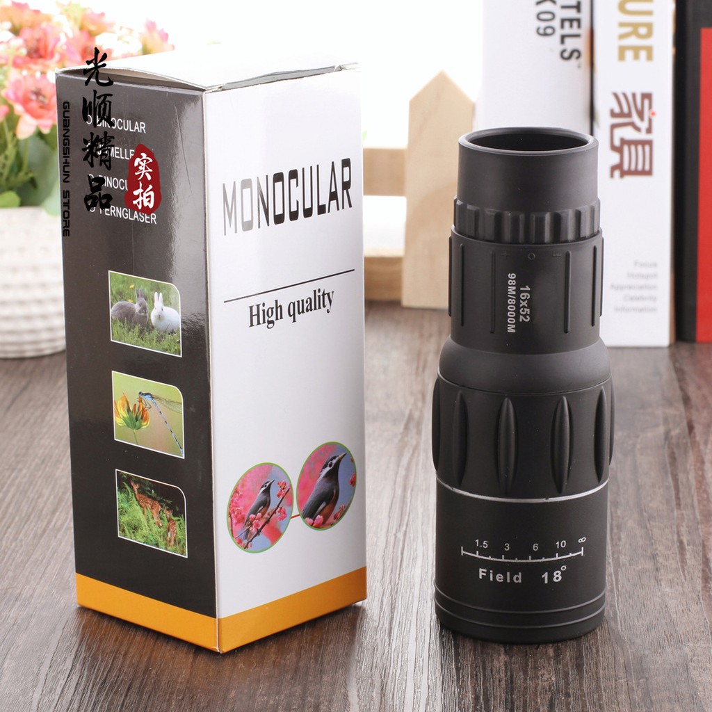 Ống Nhòm MONOCULAR (1 Mắt) Pro-16x52,Zoom Xa, tầm nhìn xa 98 - 8000m [Bảo hành 3 tháng] | BigBuy360 - bigbuy360.vn