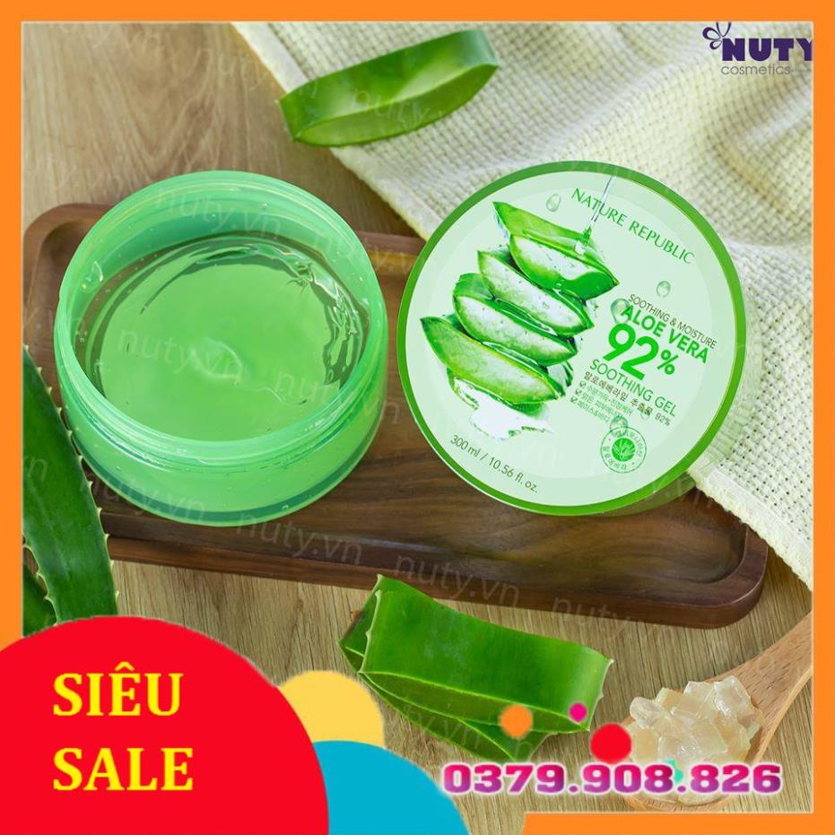 Gel Dưỡng Da Lô Hội Nature Republic Aloe Vera 92% Soothing Gel