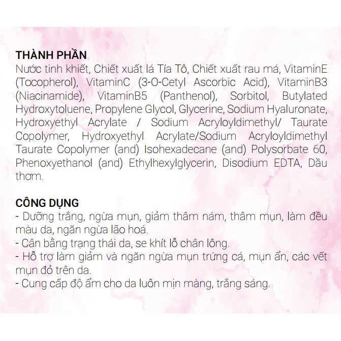 ✅  Mặt nạ Tía Tô - Rau má AnhAnh giảm thâm, giảm nám, sáng da, giảm mụn dưỡng da, kiềm dầu - Hũ 50 gram