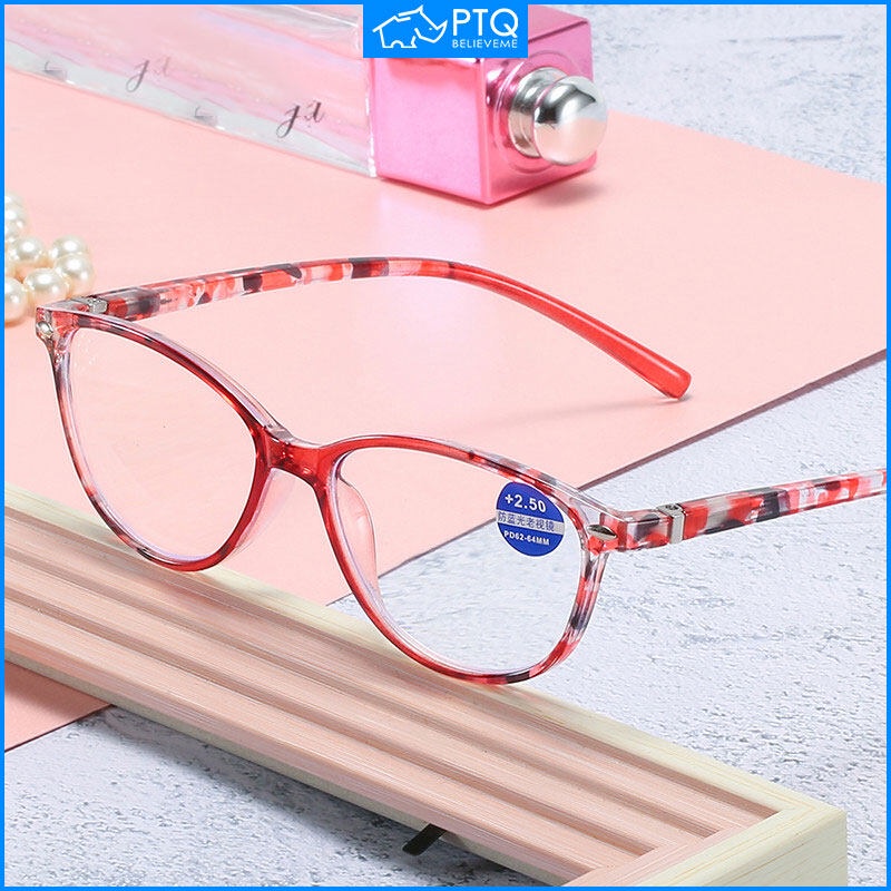 Kính Đọc Sách Chống Ánh Sáng Xanh Trong Suốt Phong Cách Vintage Cho Nam Và Nữ