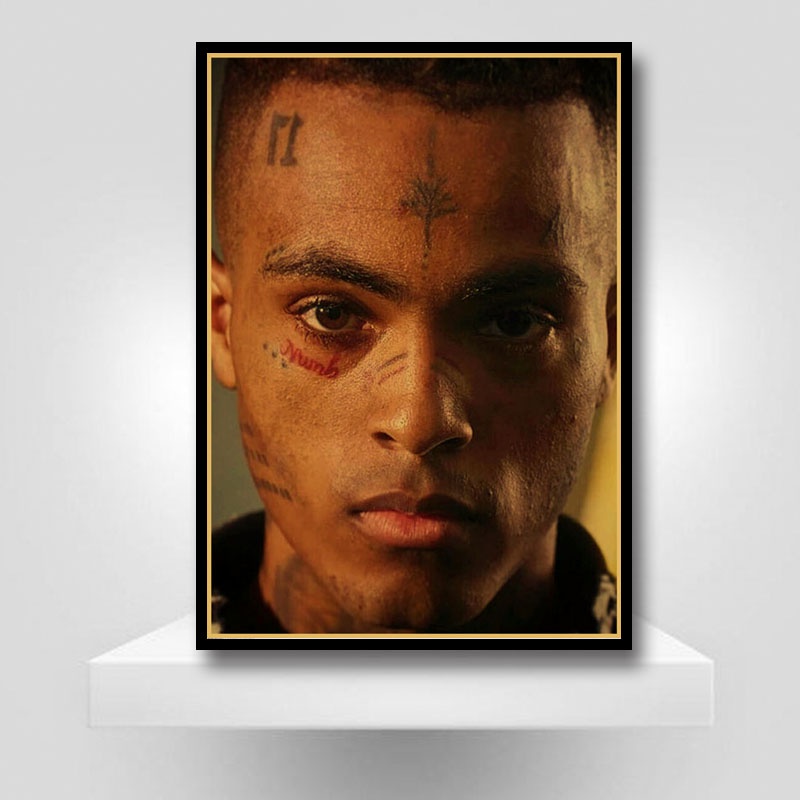 Poster Giấy kraft Dán Tường Trang Trí In Hình rapper hot rapper Phong Cách hip hop vintage
