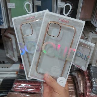 Ốp lưng trong suốt viền màu iPhone 11 pro chính hãng X-Level không ố vàng