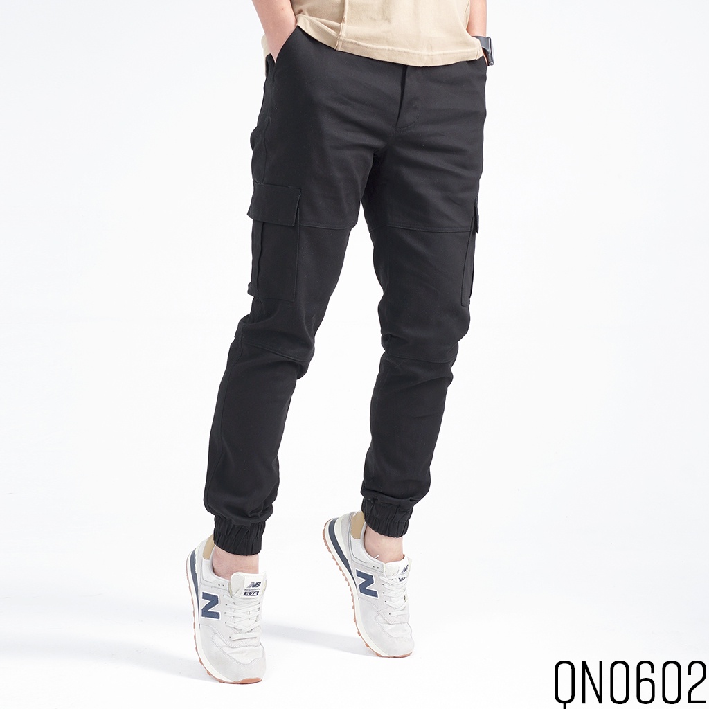 Quần Jogger Kaki Túi Hộp Nam ROUGH OUTFIT Dày Dặn, Co Giãn