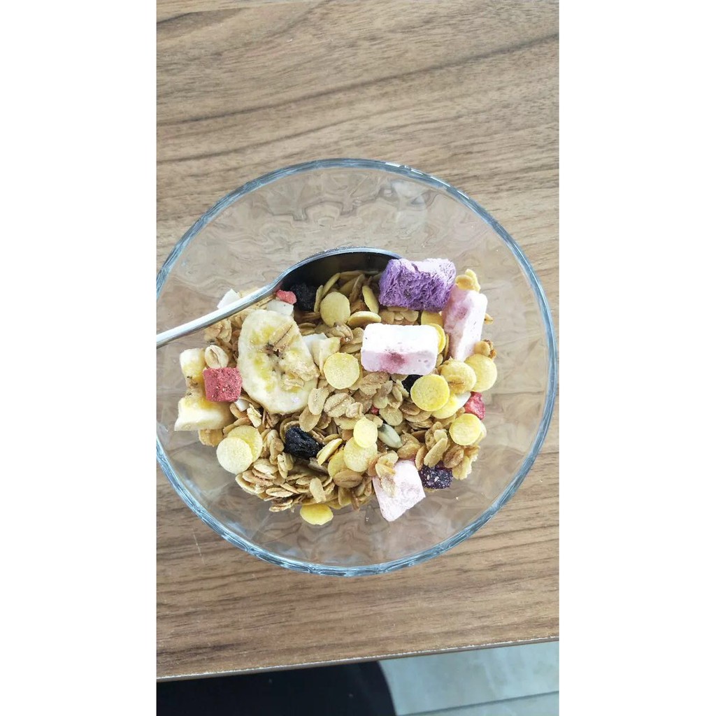 Ngũ cốc sữa chua, ngũ cốc hoa quả hộp 500g