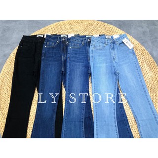 QUẦN ỐNG LOE DÁNG DÀI LƯNG CAO LYSTORE
