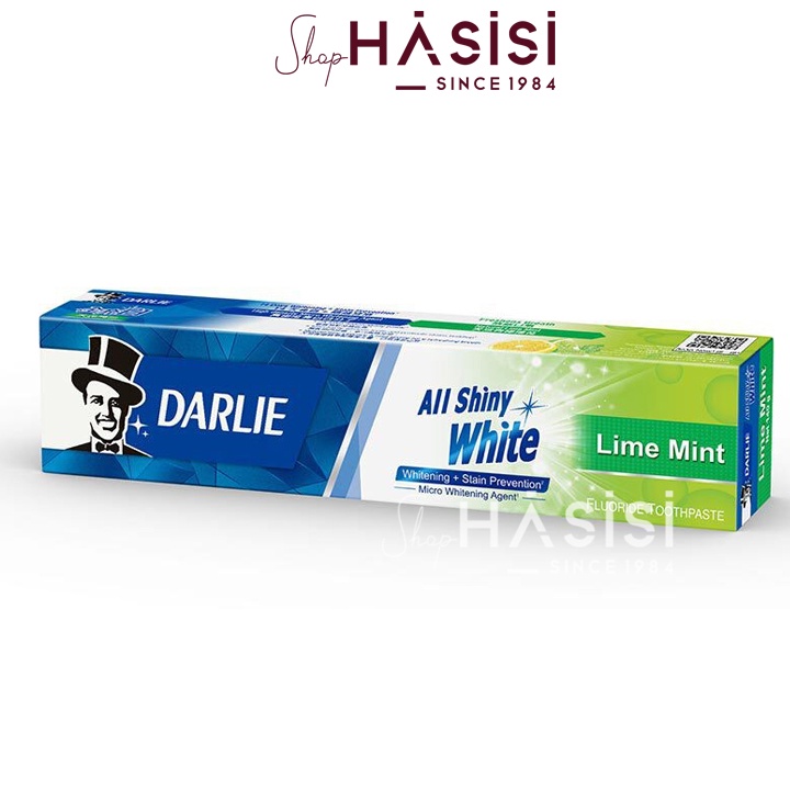 Kem Đánh Răng Chanh &amp; Bạc Hà DARLIE - All Shiny White Toothpaste Lime Mint 140g