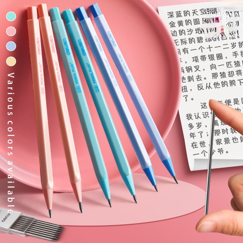 Bút Chì Bấm 2.0 Ngòi Dày 2b Cho Học Sinh Chất Lượng Cao