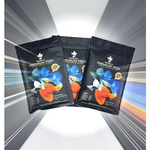 Cám pandora gold black đen thức ăn cao cấp dành cho guppy betta