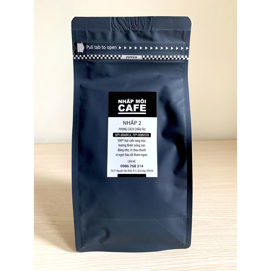 Cafe Nhấp Môi Gu Âu bột