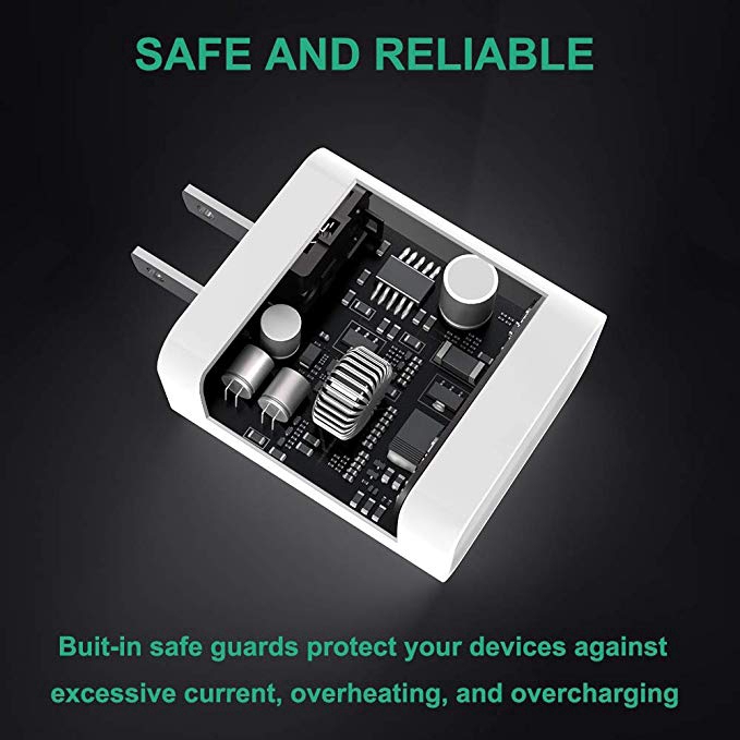 18W PD Phone Charger For iPhone 11 Pro XS Max 6 Type C Fast Charging Power EU US Plug iPhone Charger Củ Sạc Nhanh B'