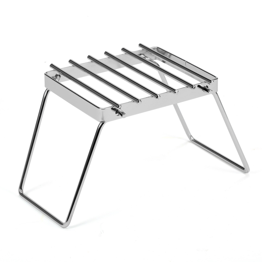 Lò Nướng Bbq Bằng Thép Không Gỉ Đa Năng Có Thể Gấp Gọn Tiện Dụng Mang Theo Du Lịch Cắm Trại Đứng