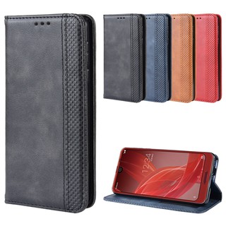 Bao da có nắp lật cho điện thoại Sharp Aquos R2 Sharp R2 SH-03K SHv42