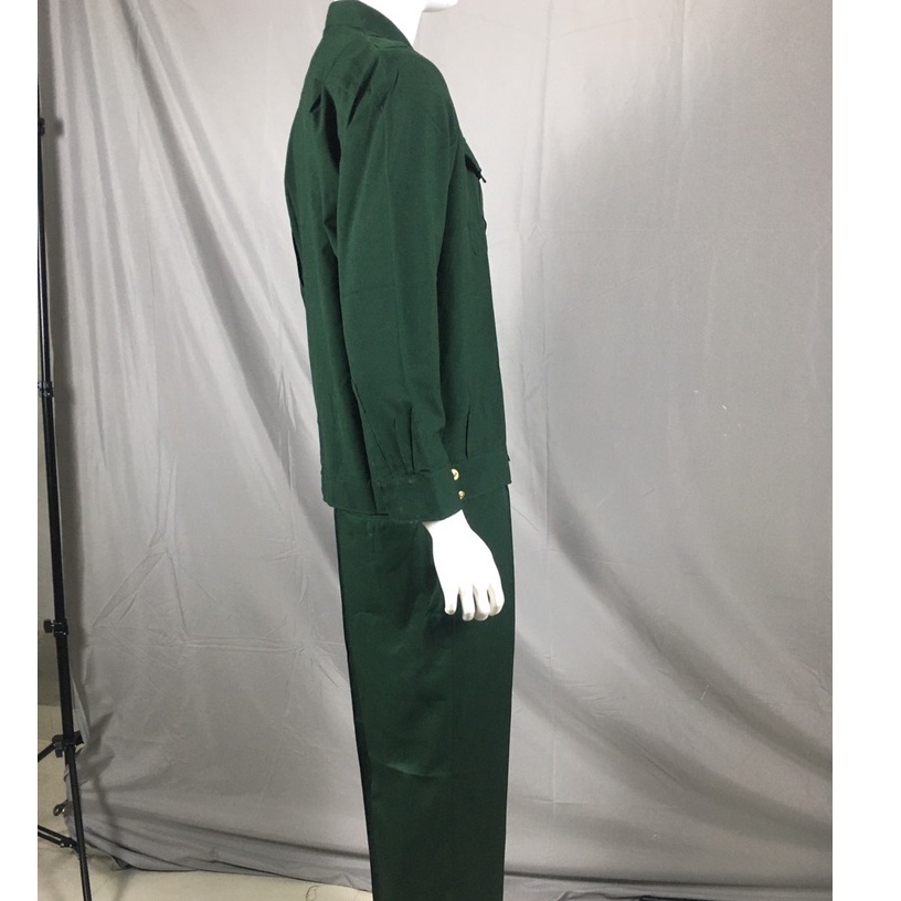 BỘ QUẦN ÁO XANH Ô LIU DÀI TAY