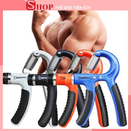 Dụng cụ tập gym tập tay, kìm bóp tập lực tay chữ a có lò xo điều chỉnh lực 5-60kg vrg007973 THẾ GIỚI TIỆN ÍCH