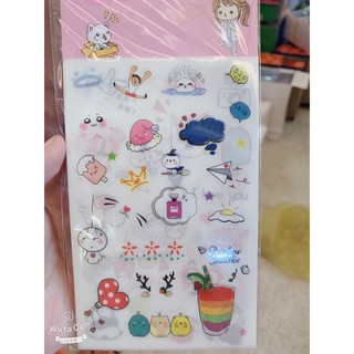 🏵 Set 6 Tờ Sticker hình dán siêu cute 🏵