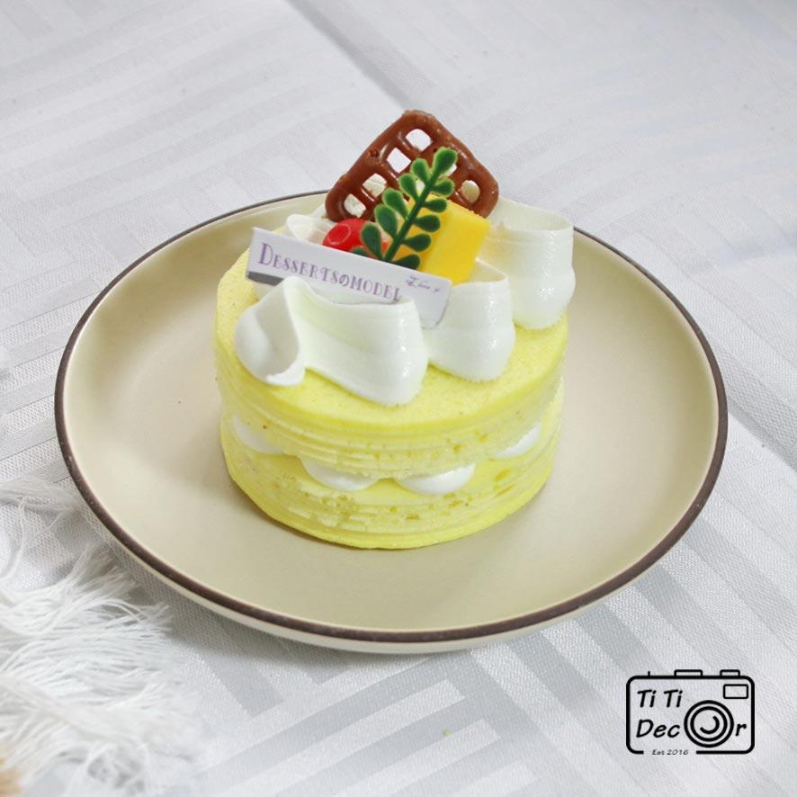 Mô Hình Bánh Kem Giả TiTi Decor Squishy Bánh Kem Trang Trí Tiệm Bánh