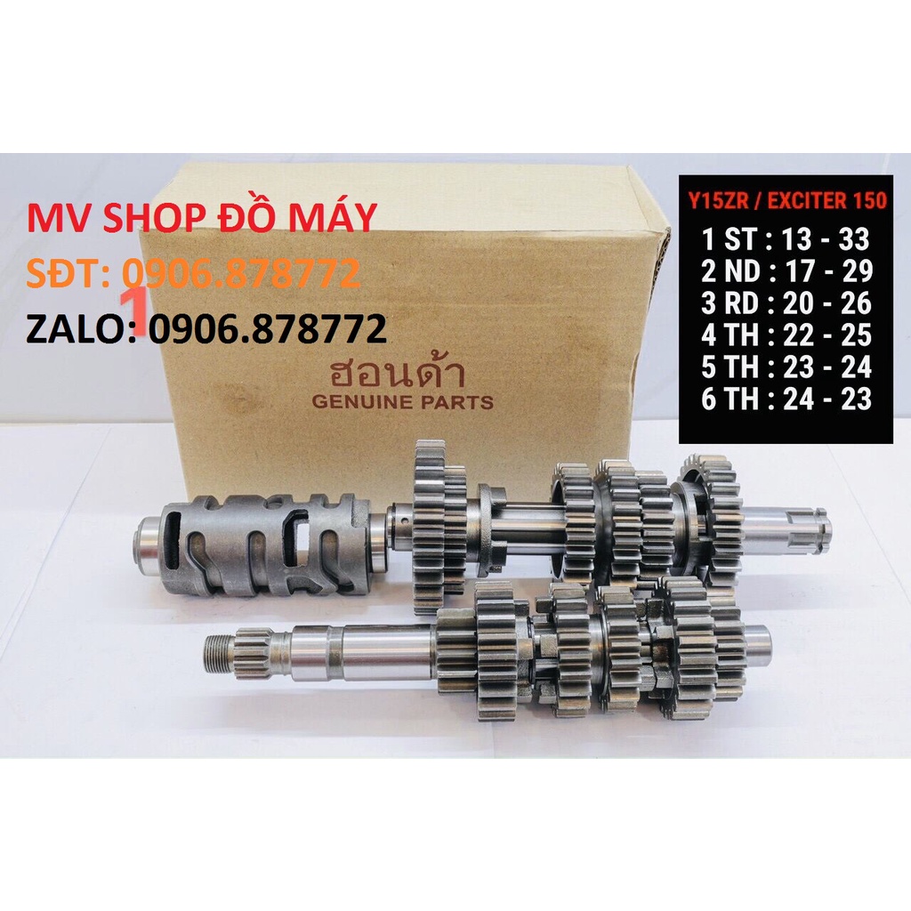 Bộ số 6 số dành cho xe EX135.5s/EX150. TA SPEED  Yêu Thích ❤️❤️❤️