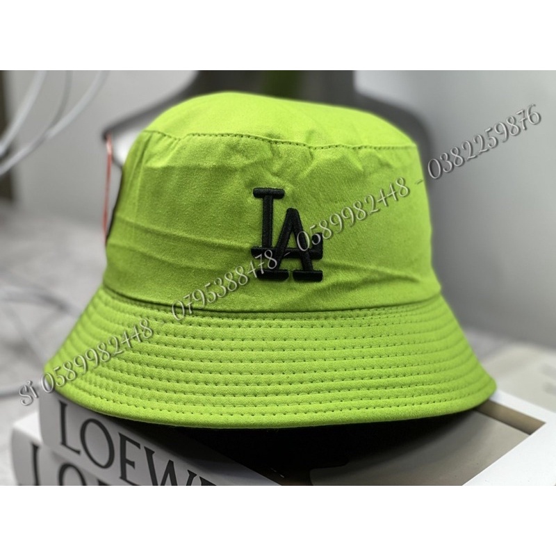 Mũ bucket Hàn quốc - nón tai bèo 2 mặt thêu La năng động phong cách ulzzang hàn quốc đơn giản