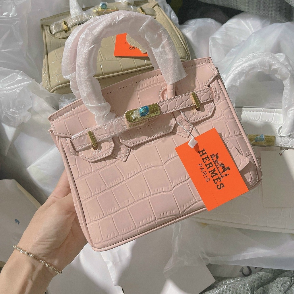 Túi xách hm bikin da rắn cao cấp size 20