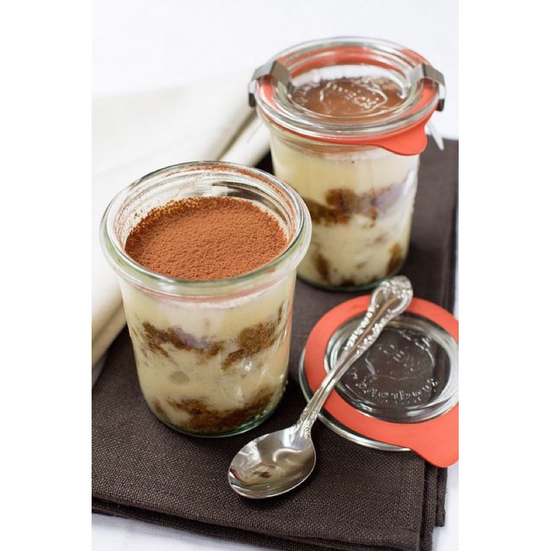 Hũ thủy tinh chịu nhiệt WECK - Made in Germany - Dung Tích 160ml  Giá bán 1 hũ. Hũ flan, yaua