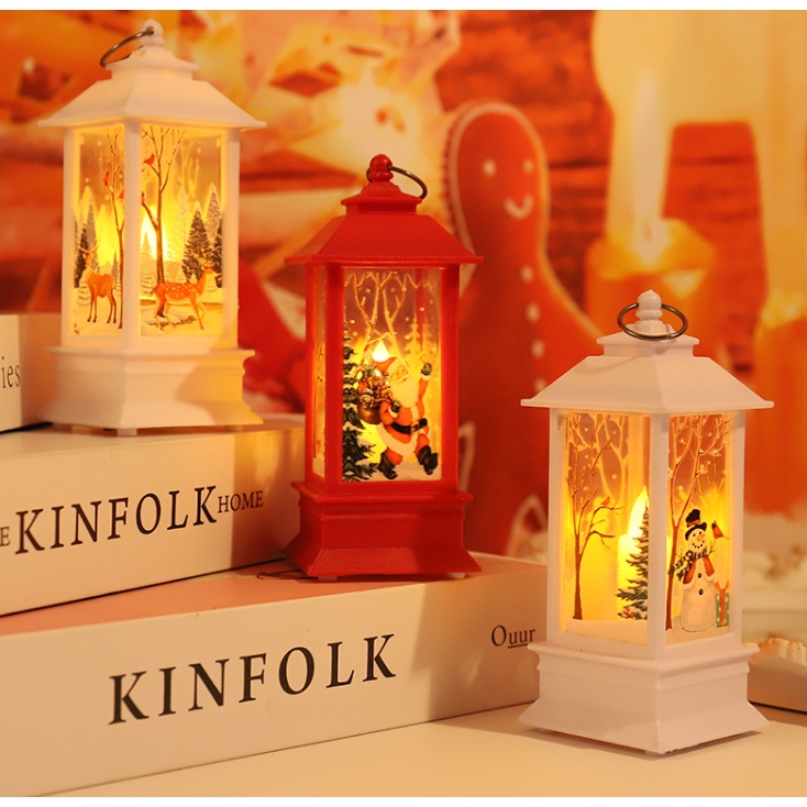 Đèn nến điện tử Treo Trang trí Cây Thông, Trang Trí Noel Giáng Sinh