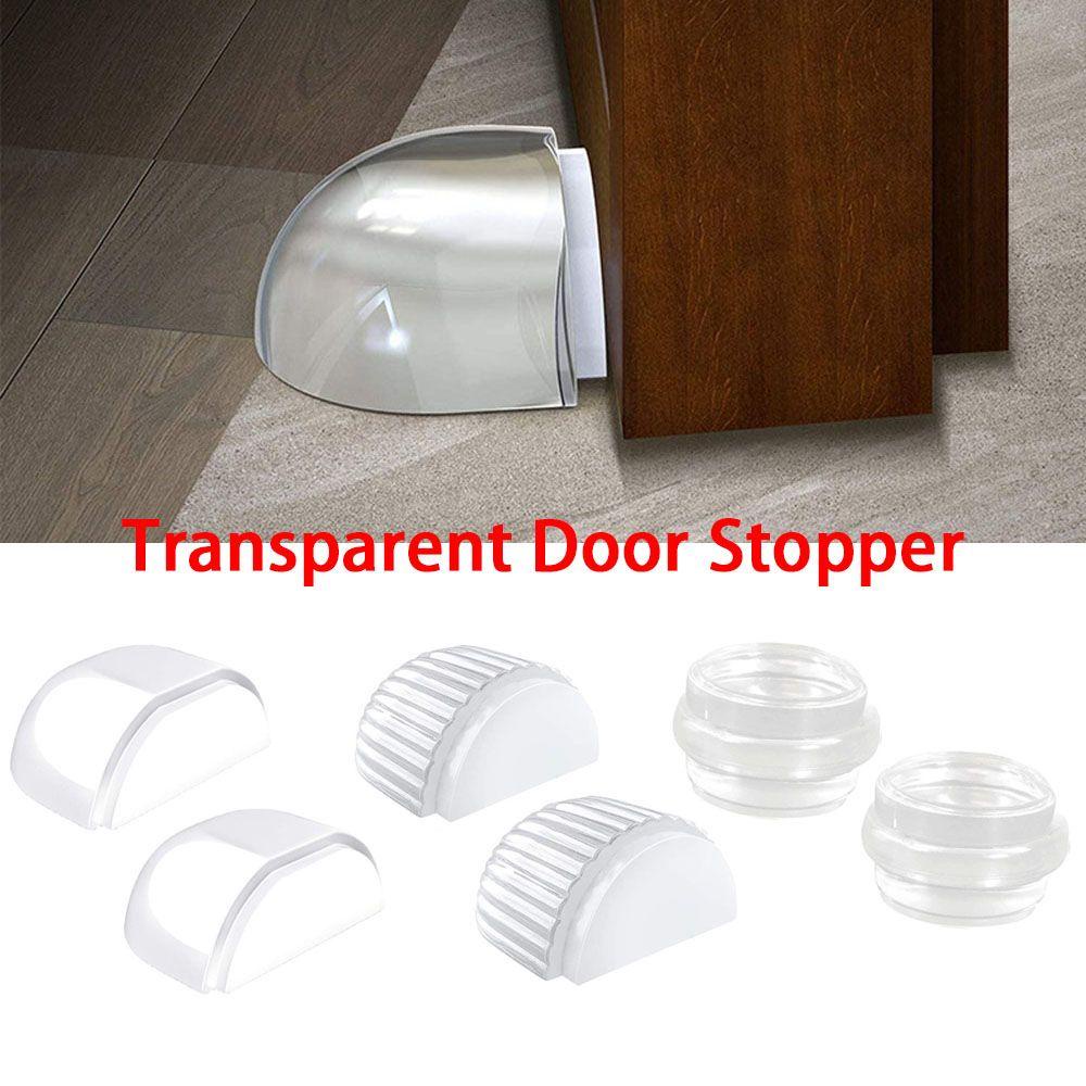 PISTA Dụng Cụ Chặn Cửa Trong Suốt Chống Va Chạm Có Giác Hút Mạnh