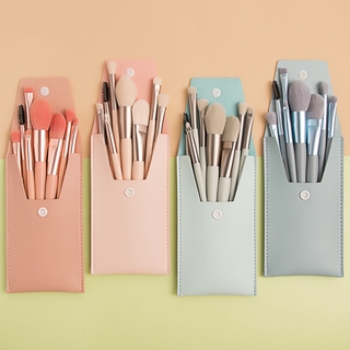 Set cọ trang điểm mini kèm túi đựng tiện dụng