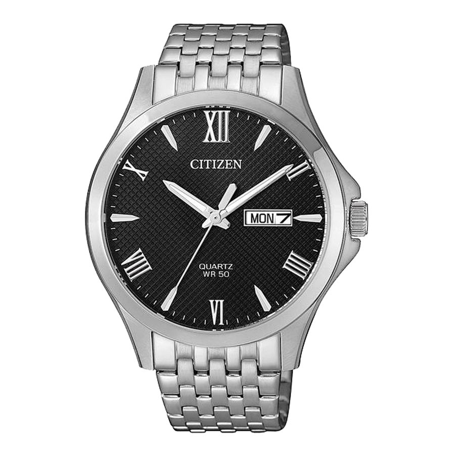 Đồng Hồ Nam Citizen Dây Thép Không Gỉ BF2020-51E - Mặt Đen
