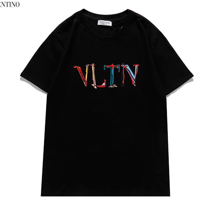 Mới Áo Thun Cotton Tay Ngắn Cổ Tròn In Họa Tiết Chữ Graffiti Vẽ Tay Thời Trang Unisex