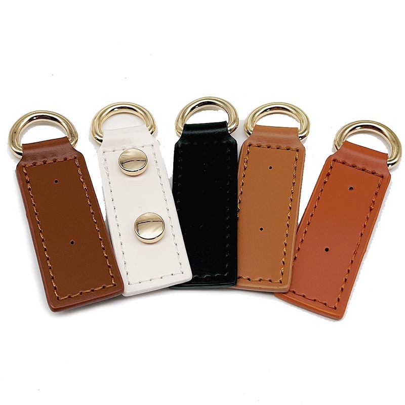 Khóa Chữ D Bằng Da PU Dùng Thay Thế Cho Túi Xách DIY