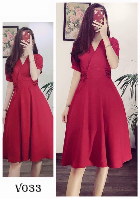 váy xoè nơ eo VXS0121013 | BigBuy360 - bigbuy360.vn