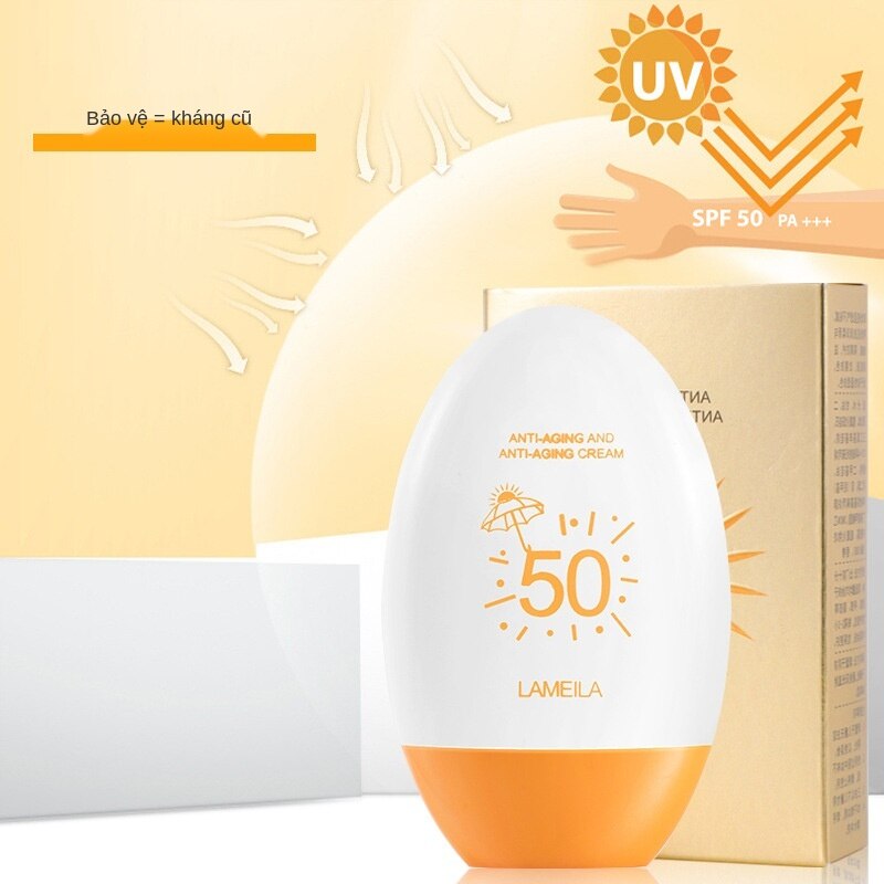 [Hàng mới về] Kem chống nắng cơ thể có dưỡng kiềm dầu ngừa lão hóa SPF50