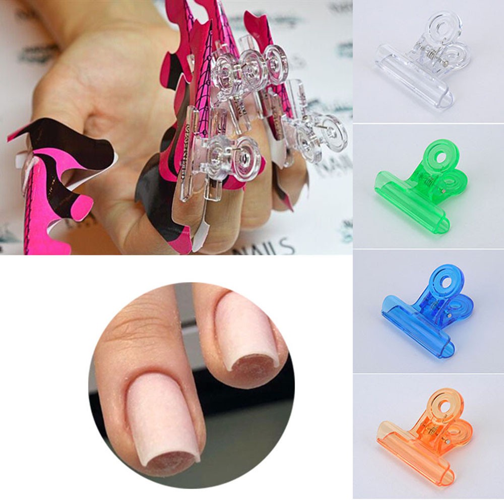 ROSE Random Color Women Nails Pinchers Beauty C Curve Nail Pinching Clips DIY Fashion Shaped Multi Function Acrylic