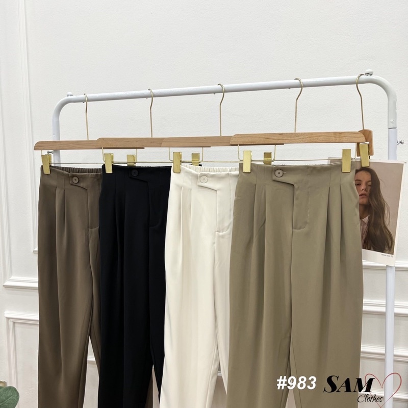 Quần 983 baggy chun sau