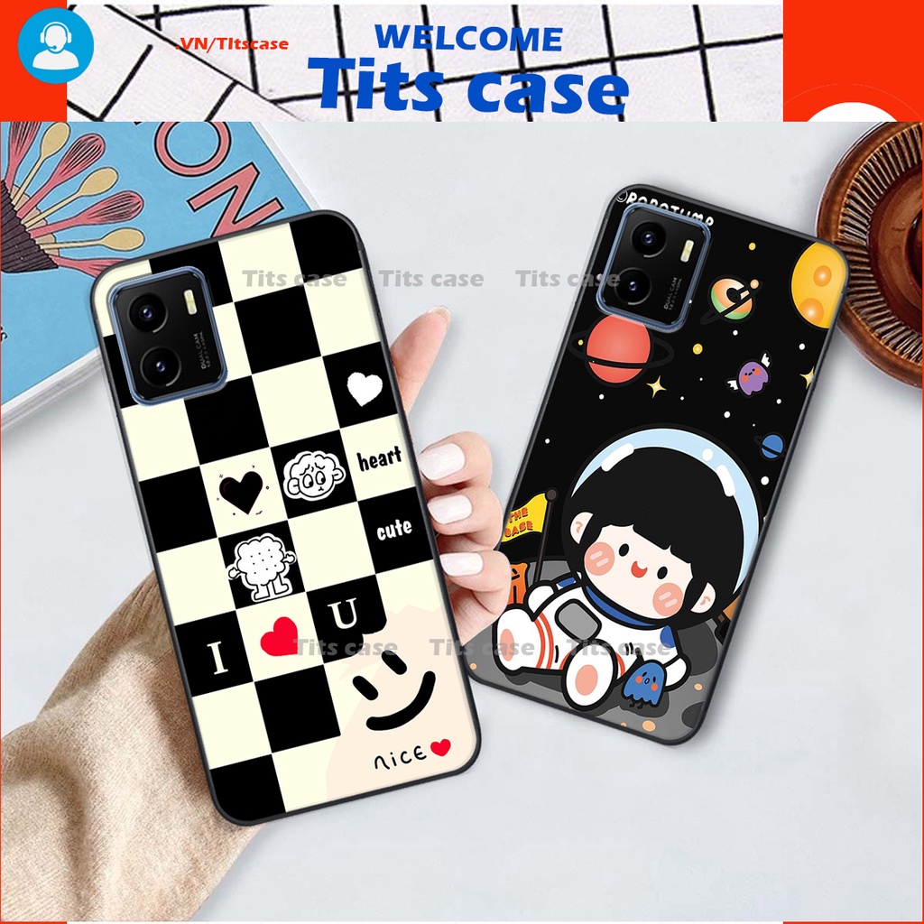 Ốp lưng Vivo Y15S in hình bò sữa, gấu be@r, cute cực  ĐỈNH -  cực CHẤT-  cực COOL