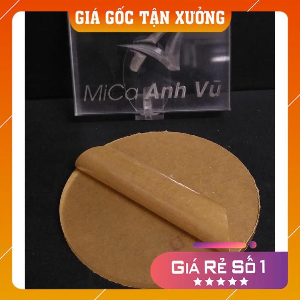 Bộ 5 miếng mica tròn đường kính 20cm trong suốt