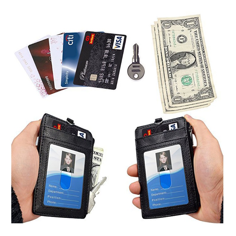 Ví Đựng Thẻ ID / Danh Thiếp Có Dây Đeo Cổ Tiện Dụng