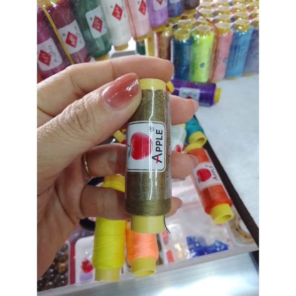 Cuộn chỉ agfa bán lẻ mềm mịn sợi chắc bền may đồ có nhiều màu