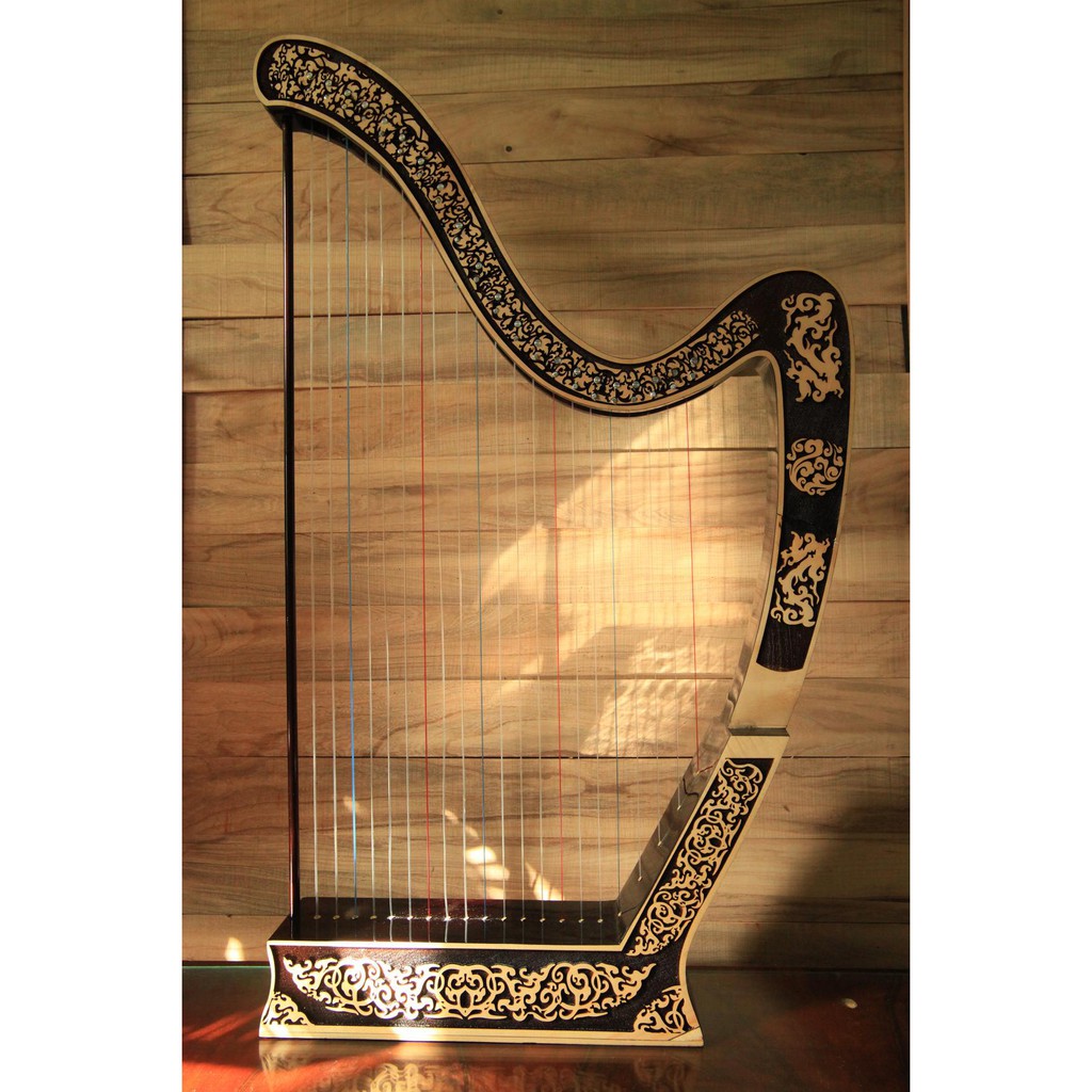 Đàn lyre Harp đàn hạc thủ công Tặng full phụ kiện bảo hành thân đàn 10 năm tặng đàn kalimba 17 phím KATENE-W01047