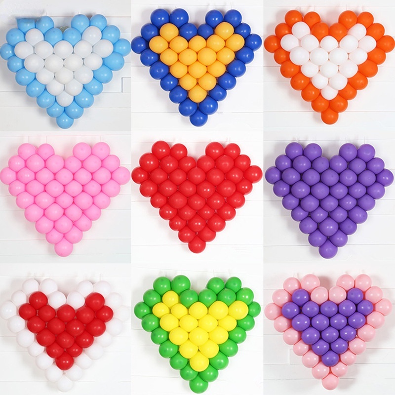 Set 50 Bong Bóng Tròn 5 inch Trang Trí Tiệc