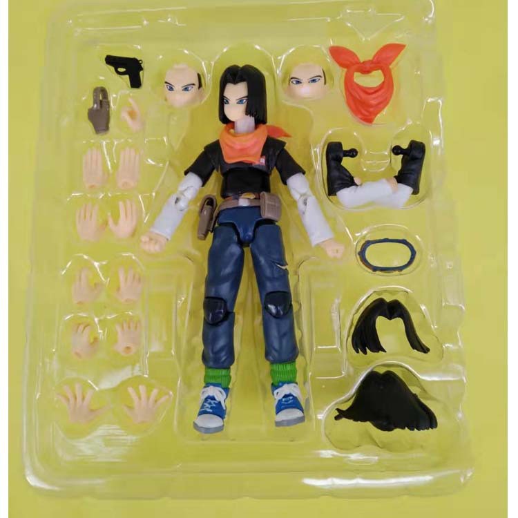 Mô hình khớp cử động Figma Android 17 thần cao 15cm