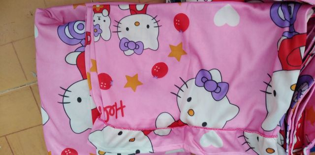 Trọn Bộ Ga Thun Lạnh Họa Tiết Đẹp (Kitty, doremon) Bộ M6 Thun Đẹp | BigBuy360 - bigbuy360.vn