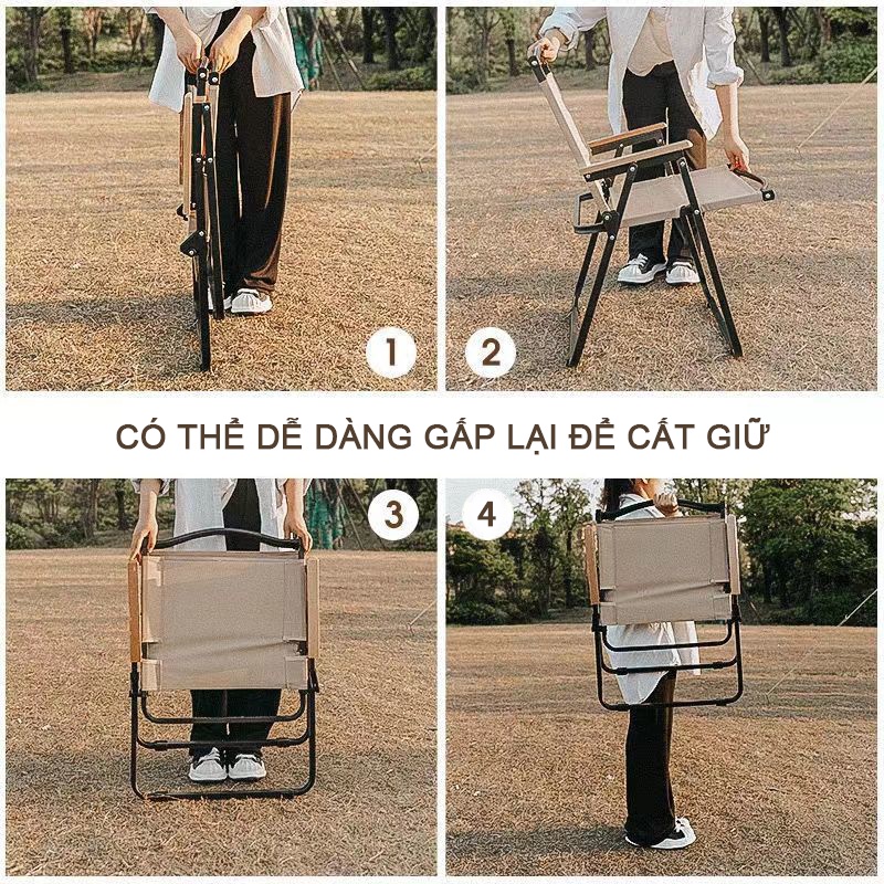 Ghế dã ngoại, quán cafe gấp gọn tiện lợi