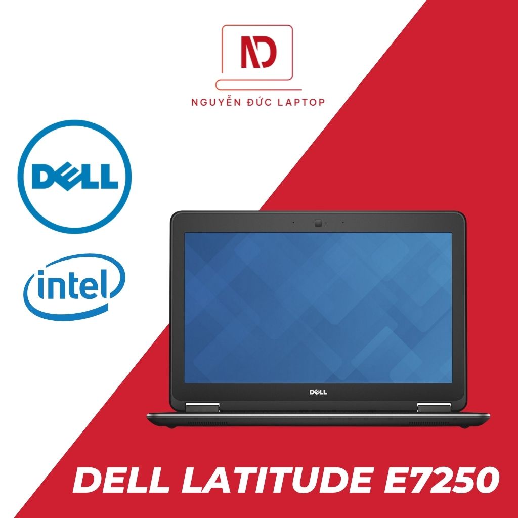Laptop Cũ Nhỏ gọn, Mỏng Nhẹ, Dell Latitude E7250 (i5 - 5300U | Ram 4GB | SSD 128GB | Màn hình 12.5 HD) zin đẹp như mới